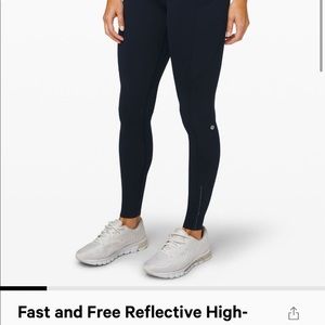 lululemon Fast and Free HR Tight 25” *Reflective